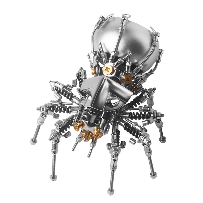 

DIY Difficult Mechanical 3D Jigsaw Puzzle Block Mechanical Spider Bluetooth Speaker Creative Gift Cool Toy