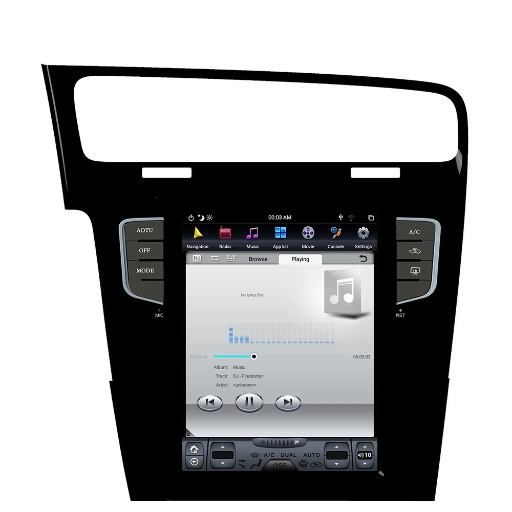 Android 9,0 Tesla стиль 10," вертикальный экран Автомобильный gps навигатор для Volkswagen Golf 7 2010+ головное устройство мультимедиа радио плеер