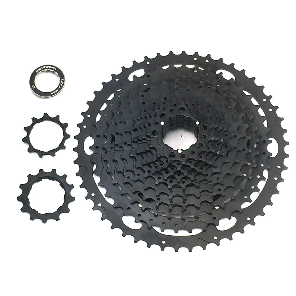 Велосипедная кассета RACEWORK 12 speed MTB набор звездочек со встроенной трещоткой для горного велосипеда 11-50T 11-52T для Shimano M9100 Sram Eagle 12S черная кассета