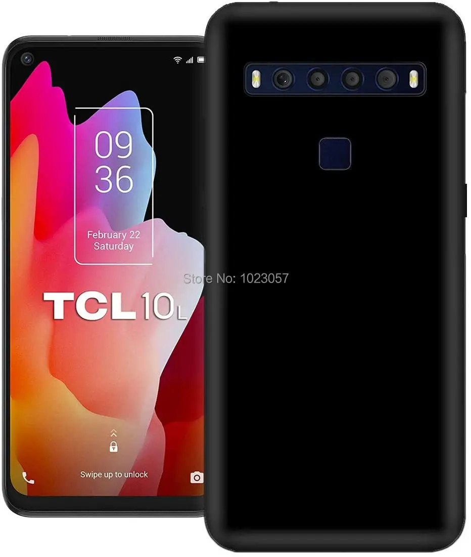 Мягкий чехол для TCL 10L 360 с полной защитой мягкий Матовая силиконовая Крышка 10 Pro |