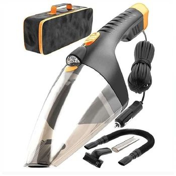 

Portable Car Vacuum Cleaner High Power Handheld Vacuum with LED Light -110W Cleaner Handheld 12V Mini Car Vacuum Cleaner