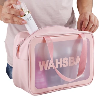 

Hot sale Cosmetic Bag Portable Multipurpose Storage Bag Makeup Bag for Women Pink/White/Black