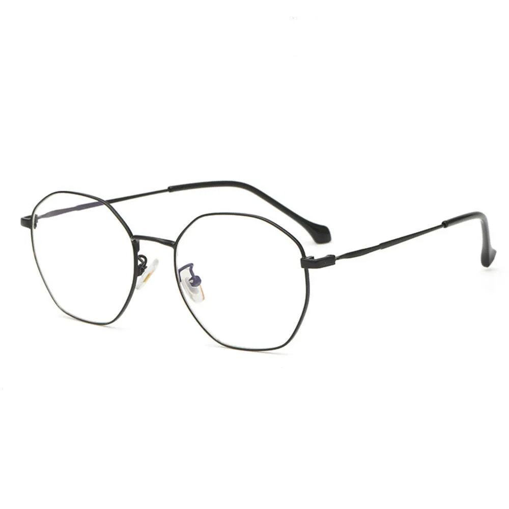 

Vintage Round Clear Lens Glasses Frame Retro Flat Myopia Optical Simple Classic Metal Frame Eye Glasses New Arrival