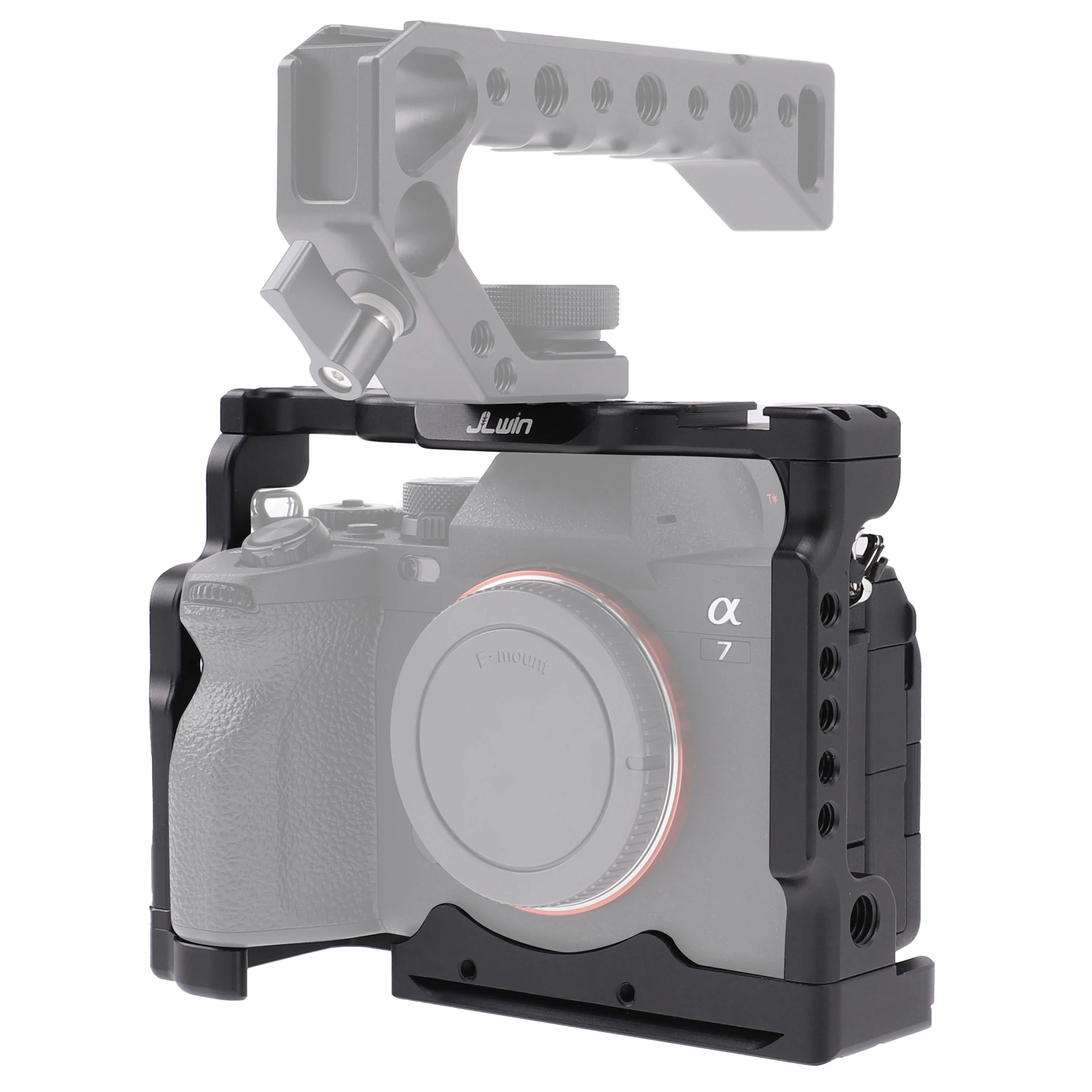 Fotga Alluminio Dslr Gabbia Per Fotocamera Telaio Di Estensione Impugnatura Superiore Per Fotocamera Sony A7Iv A7M4 A7S3