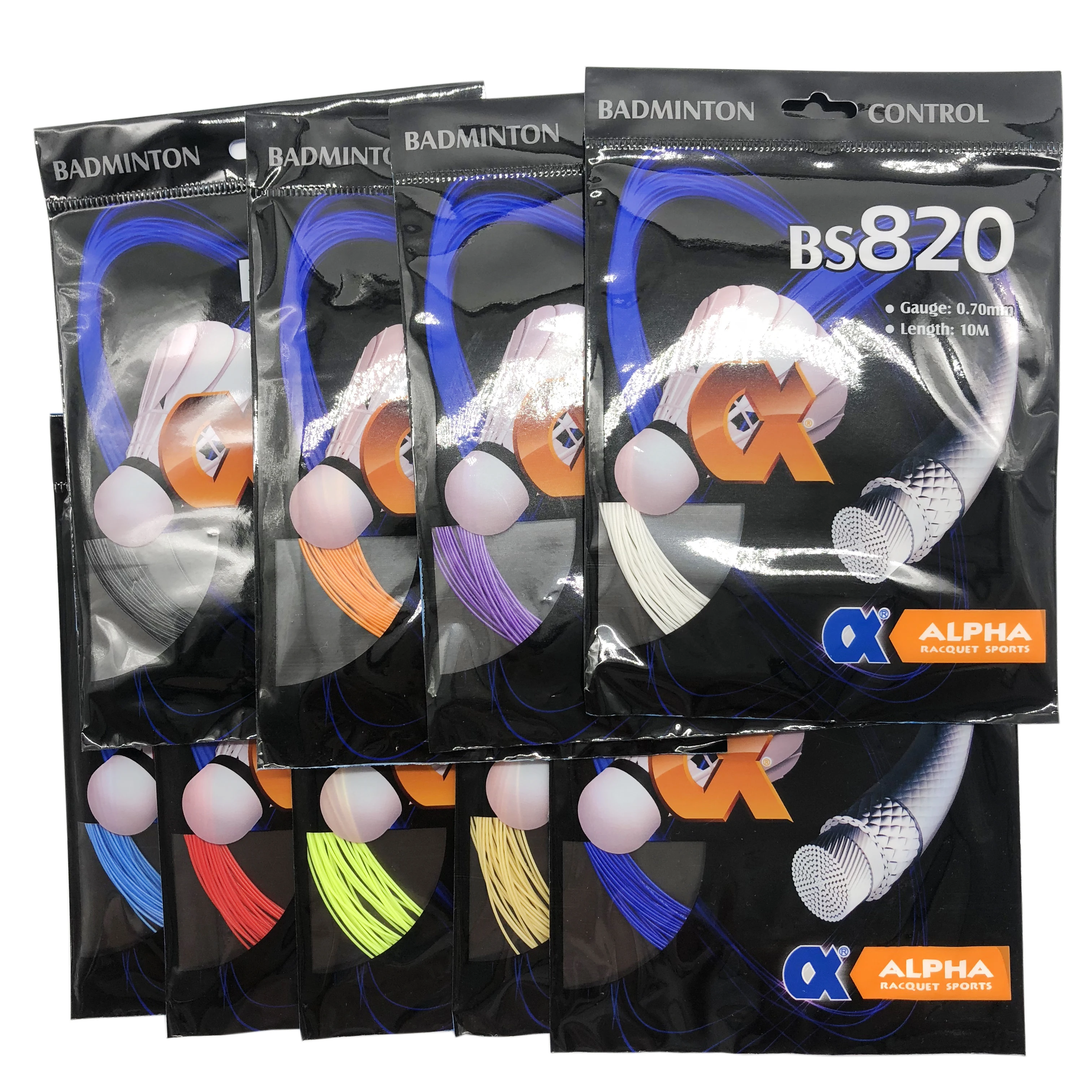 

Powerti 5pcs/lot 0.70mm Badminton Racket String 22lbs-30lbs Training Racket String Made in Taiwan BS-820