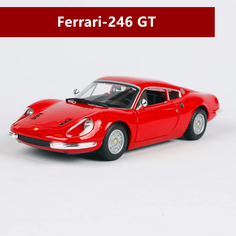 Bburago 1:24 Ferrari 356GTB модель автомобиля литье под давлением Металлическая Модель Детская игрушка бойфренд подарок имитация сплава автомобиль коллекция - Цвет: 246GT