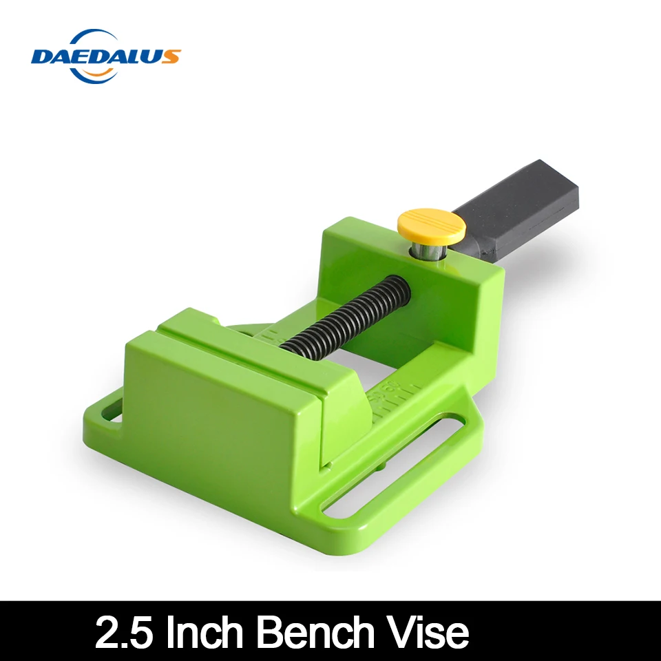 Tornillo de Banco 2.5 Mini Tornillo de Banco de Aluminio de Mesa Pinzas Planas Clamp Prensa de Taladro Vice