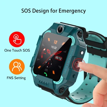 

SZ6F Kids Children Smart Watch 2G Dual Camera Tracker Touch Screen Smartwatch Video Chat Call Alarm Clock LBS Positioning