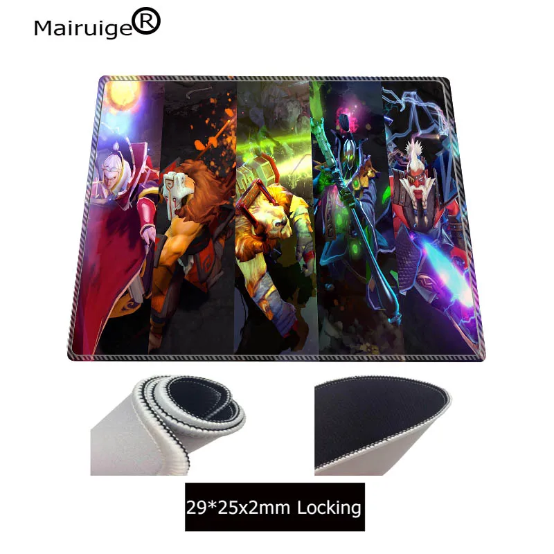  DOTA2 Free Shipping Large Gaming Mouse Pad Big Locking Edge Keyboard Desk Mousepad Mat Gamer Anti-s