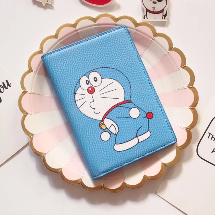Doraemon машина кошка мультфильм Обложка для паспорта водонепроницаемый паспорт клип ID держатель карты - Цвет: 27