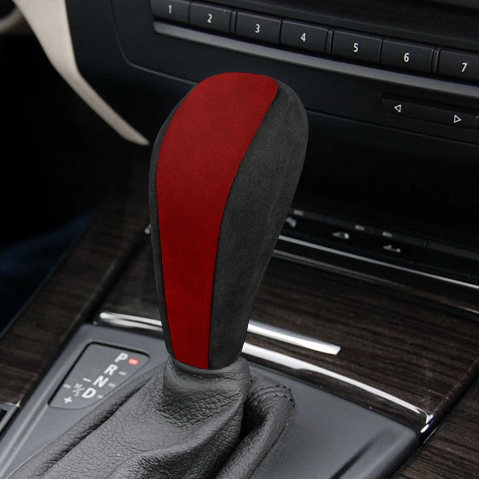 

Car Interior Gear Shift Lever Decoration Cover Trim Sticker for BMW Z4 E89 2009 2010 2011 2012 2013 2014 2015 Accessories Suede