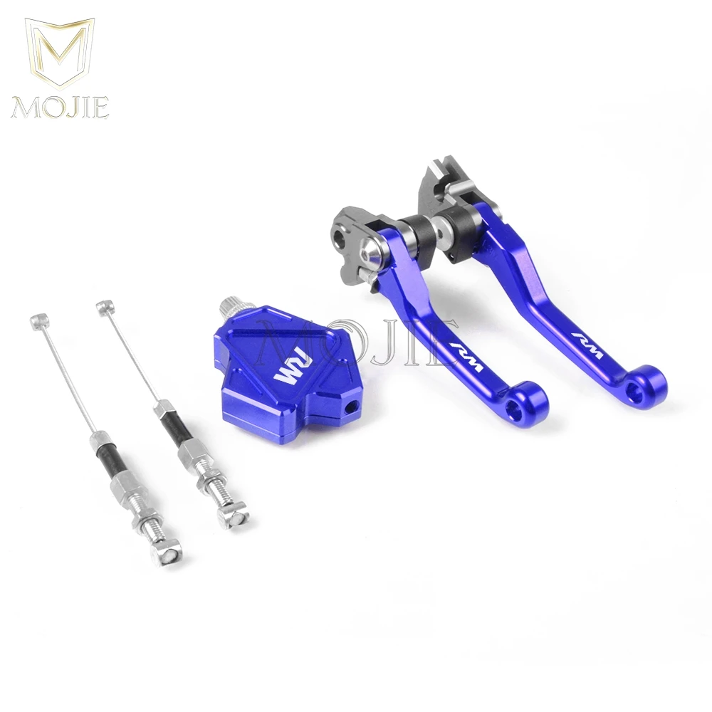 Для SUZUKI RM85 RM125 RM250 RM 85 125 250 Кроссовый ЧПУ поворотный тормоз трюк рычаг сцепления простая кабельная система мотоцикла - Цвет: RM125 250 96-03 Blue