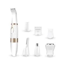 Kemei ножницы для волос для домашних животных леди бритва для бровей нож нос триммер для удаления волос Все-в-одном KM-PG500