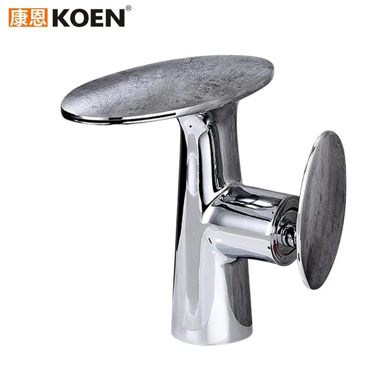 Полный Медь горячей и холодной воды бассейна кран на платформе умывальник раковина для мытья рук умывальник платформы ванной комнаты Водопад кран
