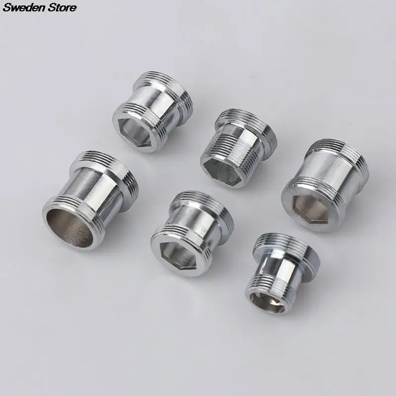 NEW Faucet Adapter M16 M18 M20 M21 M22 M24 Thread Transfer Thread Brass Connector Bathroom Kitchen Faucet Spout Accessories