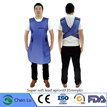 

Direct selling x-ray protective clothing hospital medical ionizing radiation protection 0.35mmpb super soft lead apron
