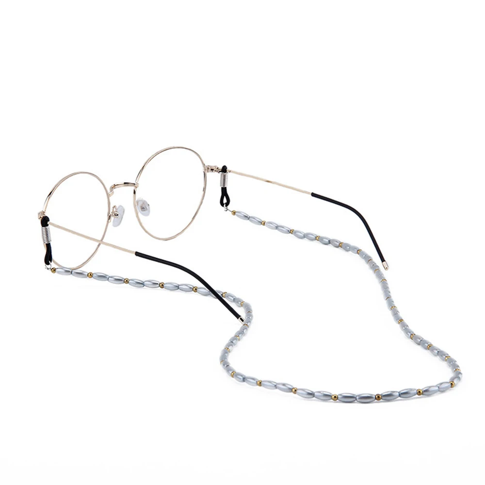 Elegant Women Imitation Pearl Eyewears Glasses Chain Sunglasses Strap String Reading Lanyards Cord Holder Glasses Chain Rope