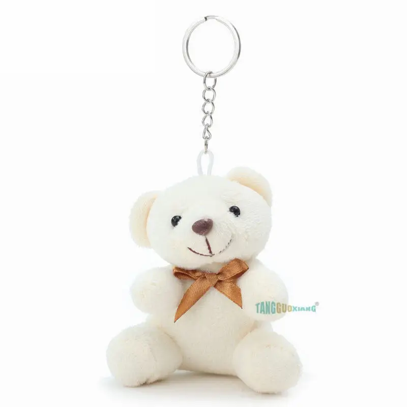 50pcs-lot 10 см плюшевый медведь маленький кулон брелок высокое качество плюшевые игрушки мягкие животные Свадьба Дети девочка подарок