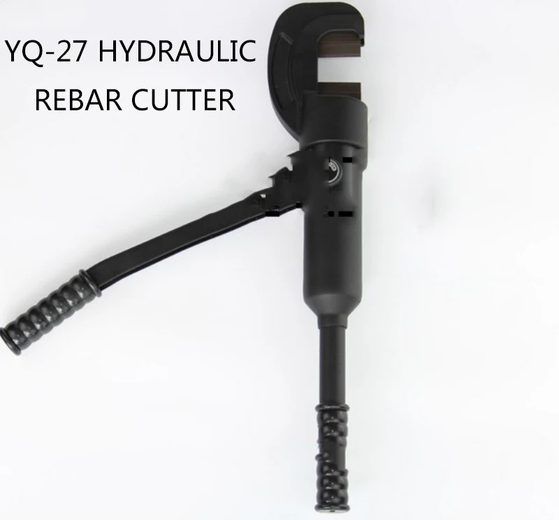 NEW YQ-27 Hydraulic Shear Rebar Cutter 4-27mm Output 18T Extendable Handle Manua