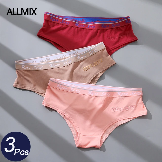 Fashion Panties Women Solid Color Letter Printed Panty High Elastic  Comfortable Briefs Middle Waist Soft Underpants Ladies Panty - AliExpress