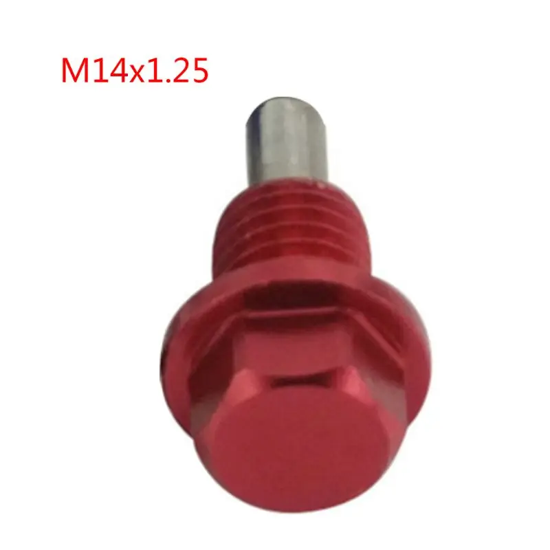 M12x1.5 M12x1.25 M14x1.5 Магнитная дренажная масляная пробка из алюминиевого сплава и