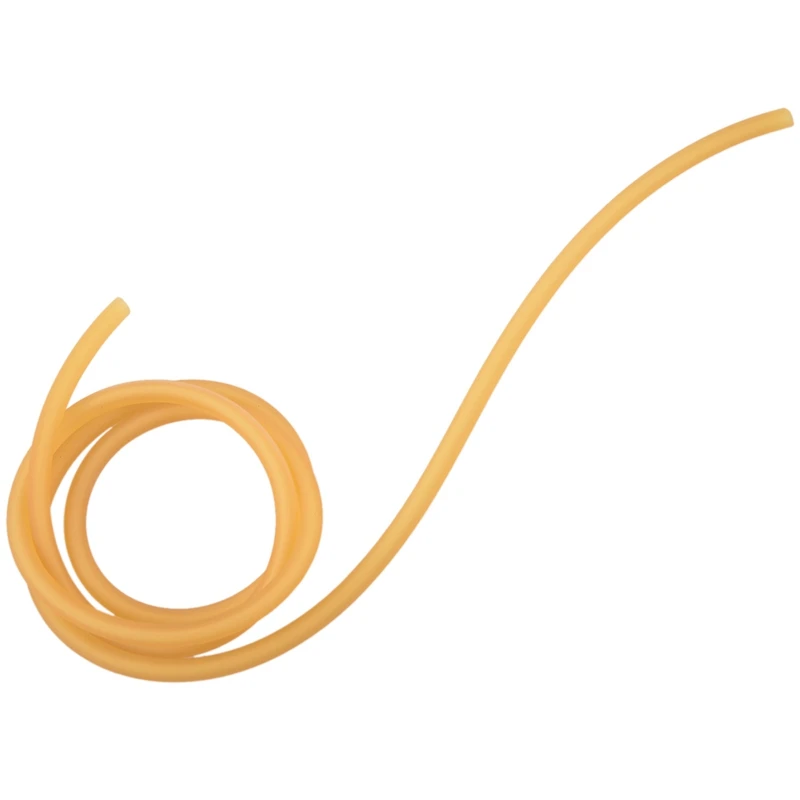 Натуральные латексные резиновые хирургические эластичные трубки 2x5 мм желтый