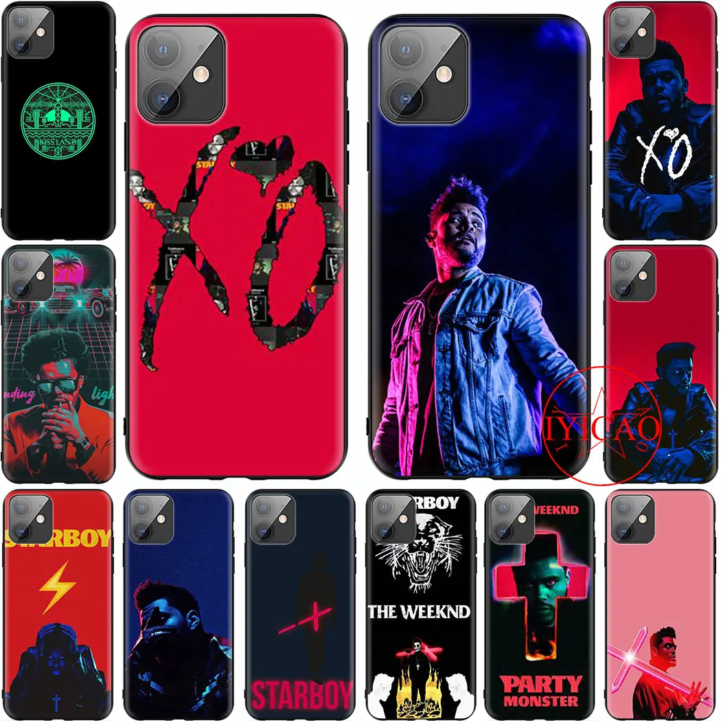 Мягкий силиконовый чехол для телефона Weeknd iPhone 5 6 7 8 11 5S 6s Plus 7Plus 8Plus XR XSMax Max Pro |