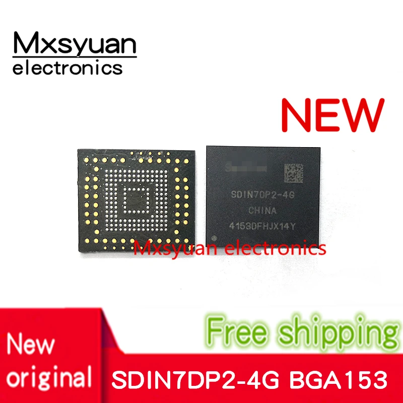 1 шт. ~ 10 шт./лот SDIN7DP2 4G eMMC 4 Гб BGA153 NAND Микросхема флэш памяти использованная на 100%