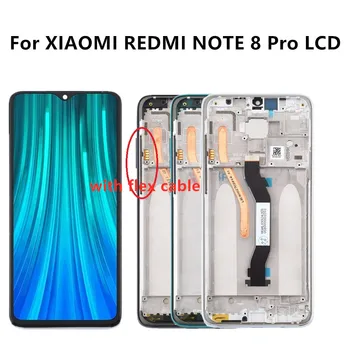 

Original For 6.53" Xiaomi Redmi Note 8 Pro LCD Display Screen Frame+Touch Screen Panel Digitizer Replacement For Redmi Note8 Pro