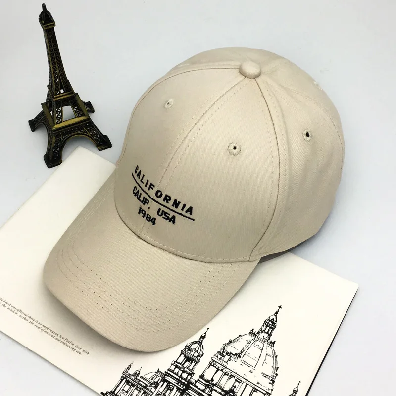 Лидер продаж, Новое поступление, регулируемые шапки с вышитыми буквами «California» для мальчиков и девочек, уличная шапка, Спортивная повседневная шапка, женская шапка