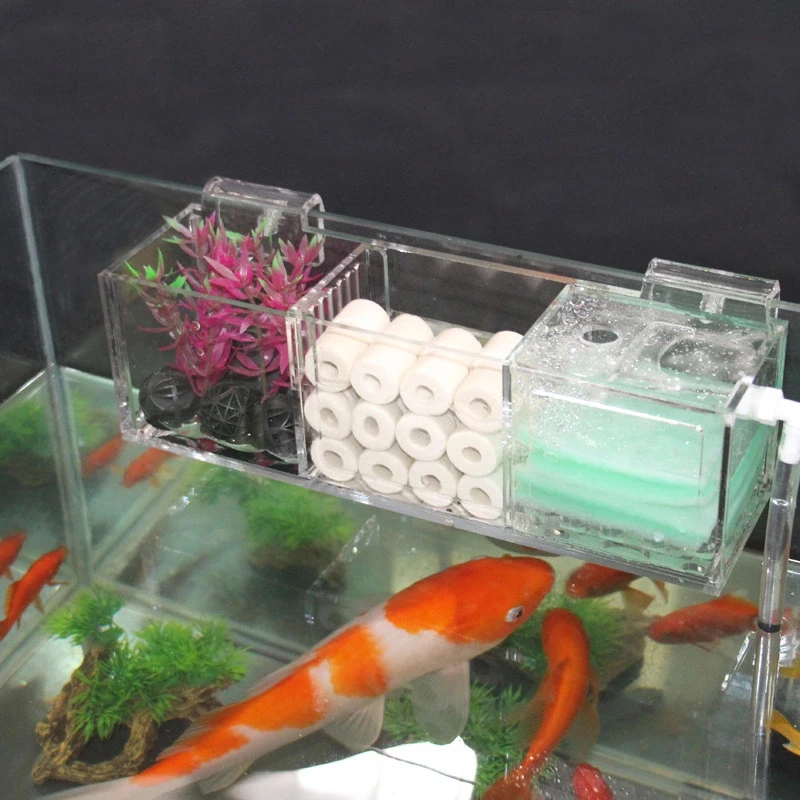 Fish Tank Top Filter External Upper Filter Box Trickle Filter Water Purification Box Trickle Box Small Fish Tank Use Aliexpress