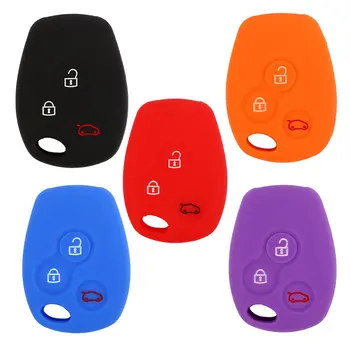 

Car remote control silicone case for Renault Straight 3 button