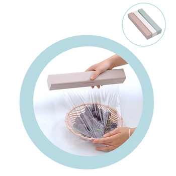 

Magnetic Wraps Dispenser Universal Preservative Film Cutters Food Wrap Film Cling Refrigerator Storage Holder Kitchen Utensils