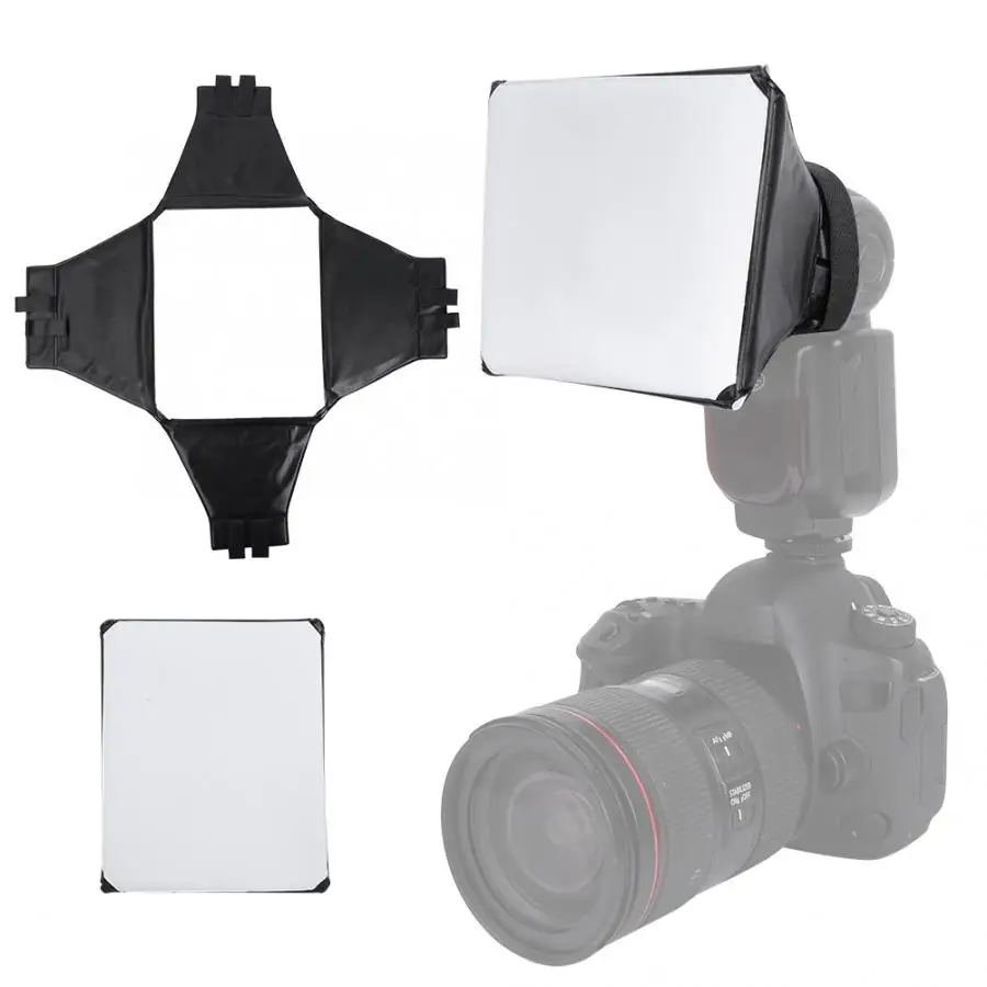 Photography Flash Softbox Diffuser Mini Softbox Kit Camera Photo Foldable Soft Box Flash For DSLR Speed Light photography softbox bowens mount softbox portable softbox photography lighting kit