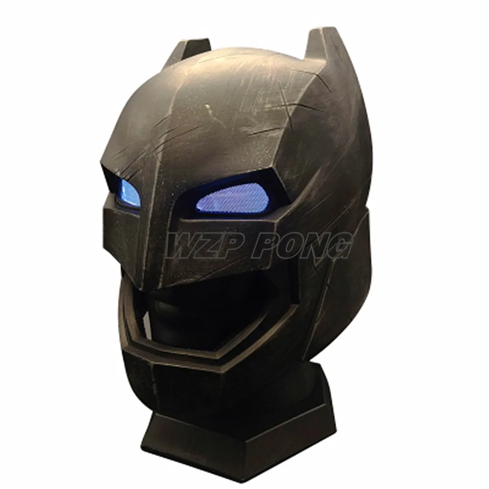WZP PONG Batman Armor шлем 1/1 ПВХ маска косплей для Лиги Справедливости фигурка