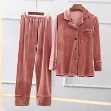 Сексуальный женский комплект из 2 предметов: рубашка, топ, пижама, велюровая Пижама, зимняя женская домашняя одежда, ночная рубашка, халат, банное платье, ночная рубашка, M-XL