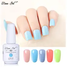 Beau гель 15 мл Гель-лак для ногтей Гибридный Гель-лак полуперманентный впитывающий Блеск УФ-гель для ногтей эмалированный лак