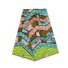 Настоящий голландский воск африканская ткань цветной принт ткань Анкара настоящий голландский воск 6 ярдов