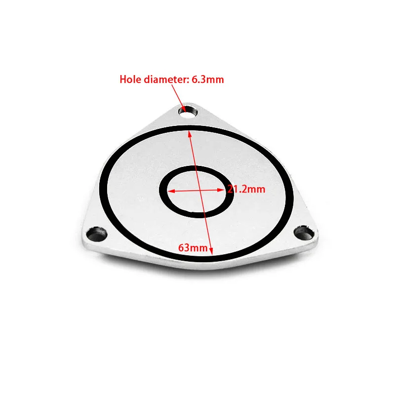 Turbo Blow Off Valve Adaptor Bypass Valve Block Plate CBV Blocking Plate fit for VOLVO 850 T5 S70 V70 RENAULT MEGANE 225 R26 230 RS250 blow off valve adaptor