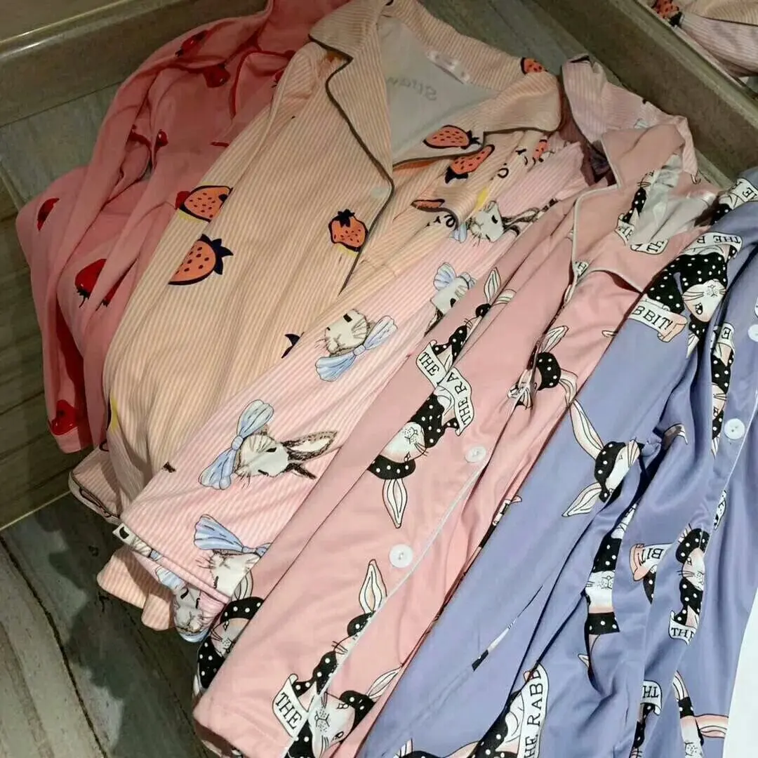 

Wechat Business huo bao kuan Send Sell Today Will Grab Blood None Two-Piece Set INS Cardigan Pajamas Tracksuit
