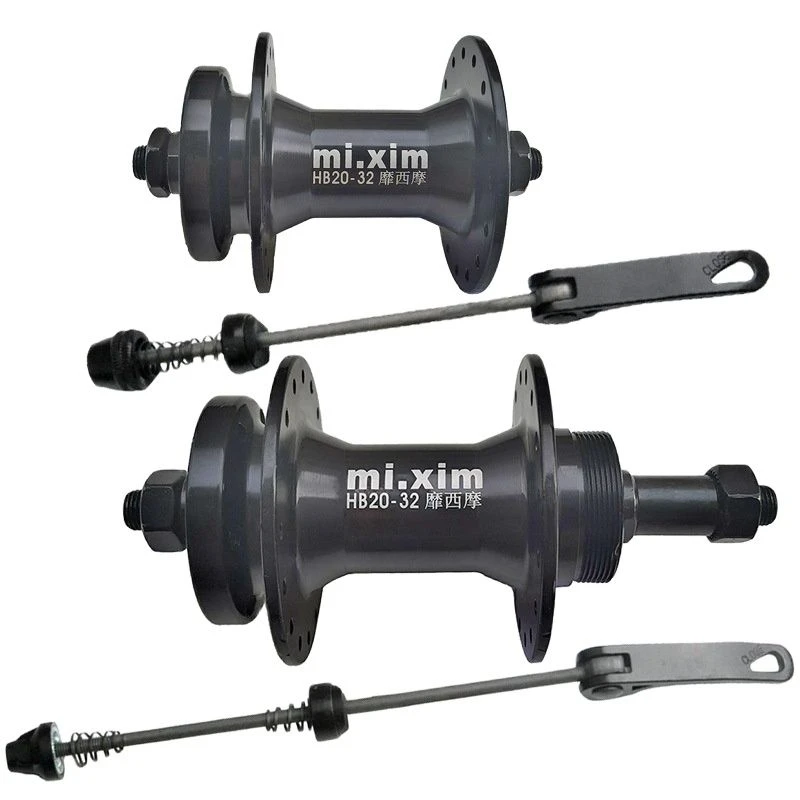 Buje de bicicleta de montaña, 8/9/10 velocidades, 32 agujeros, 36 orificios, freno de disco Freehub delantero + trasero, 2 rodamientos, 6200RS|Cubos de bicicleta| -