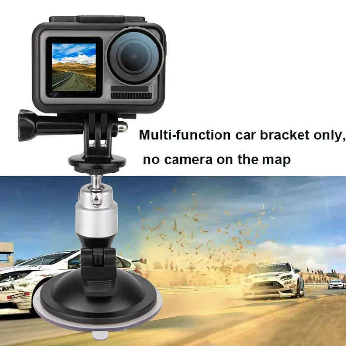 Car Mount Vehicle Windshield Suction Cup Clip for DJI OSMO Action Camera F-Best