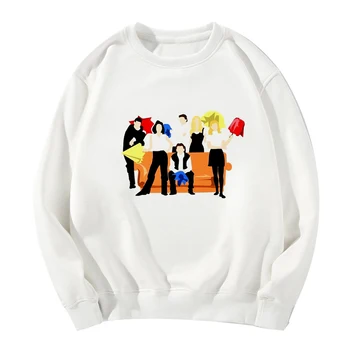 

Friends Spring Autumn Sweatshirt Hoodies Harajuku Kawaii Cute Long Sleeve Hoodies Full Sleeve Hip Hop Punk sudadera mujer