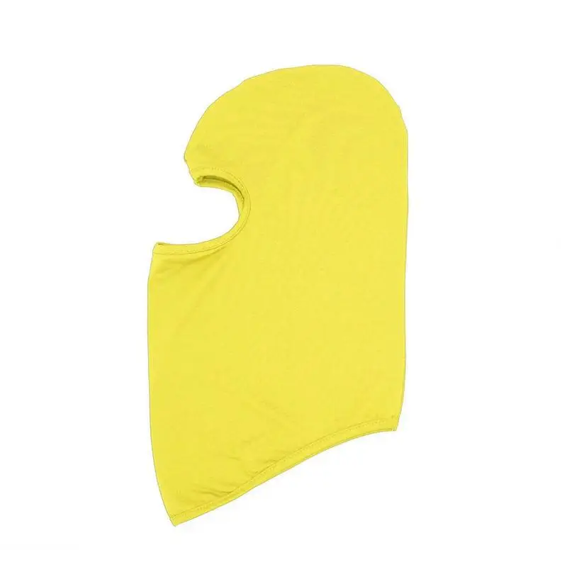 yellow Открытый полный маска для лица лыжный шеи Лето солнце ультра УФ защиты тонкий - Цвет: yellow