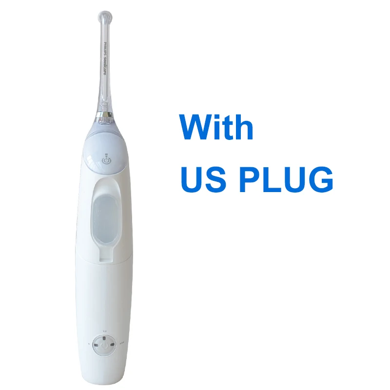 Новинка для Philips Sonicare Air Floss HX8340 поддержка перезаряжаемая для взрослых с насадкой и зарядным устройством - Цвет: HX8340-USPLUG