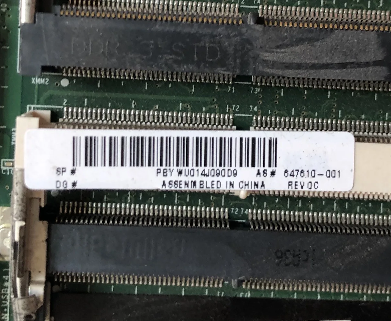 647610-001 аккумулятор большой емкости для hp Touchsmart 610 материнская плата AIO DA0WJ1MB6F0 motherboard100% полностью протестировано работы
