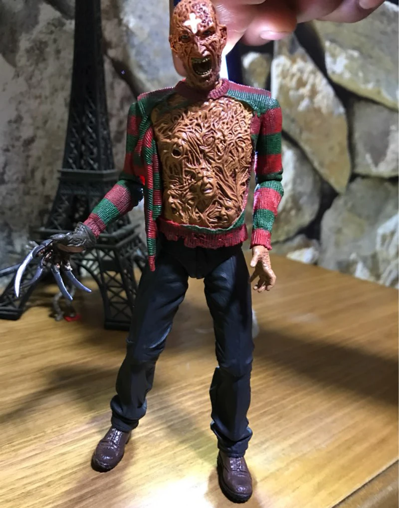 NECA 13th Friday 3D Джейсон Leatherface Стивен Кинг Джон Карпентер Майкл Майерс Фредди Крюгер Pennywise Джокер фигурка