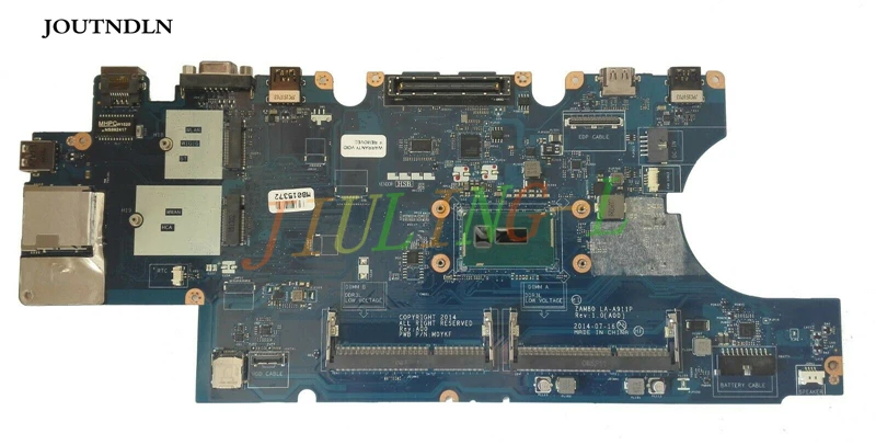JOUTNDLN для DELL Latitude E5550 Материнская плата ноутбука W/I5-5200U Процессор LA-A911P CN-0M5HV7 0M5HV7 M5HV7