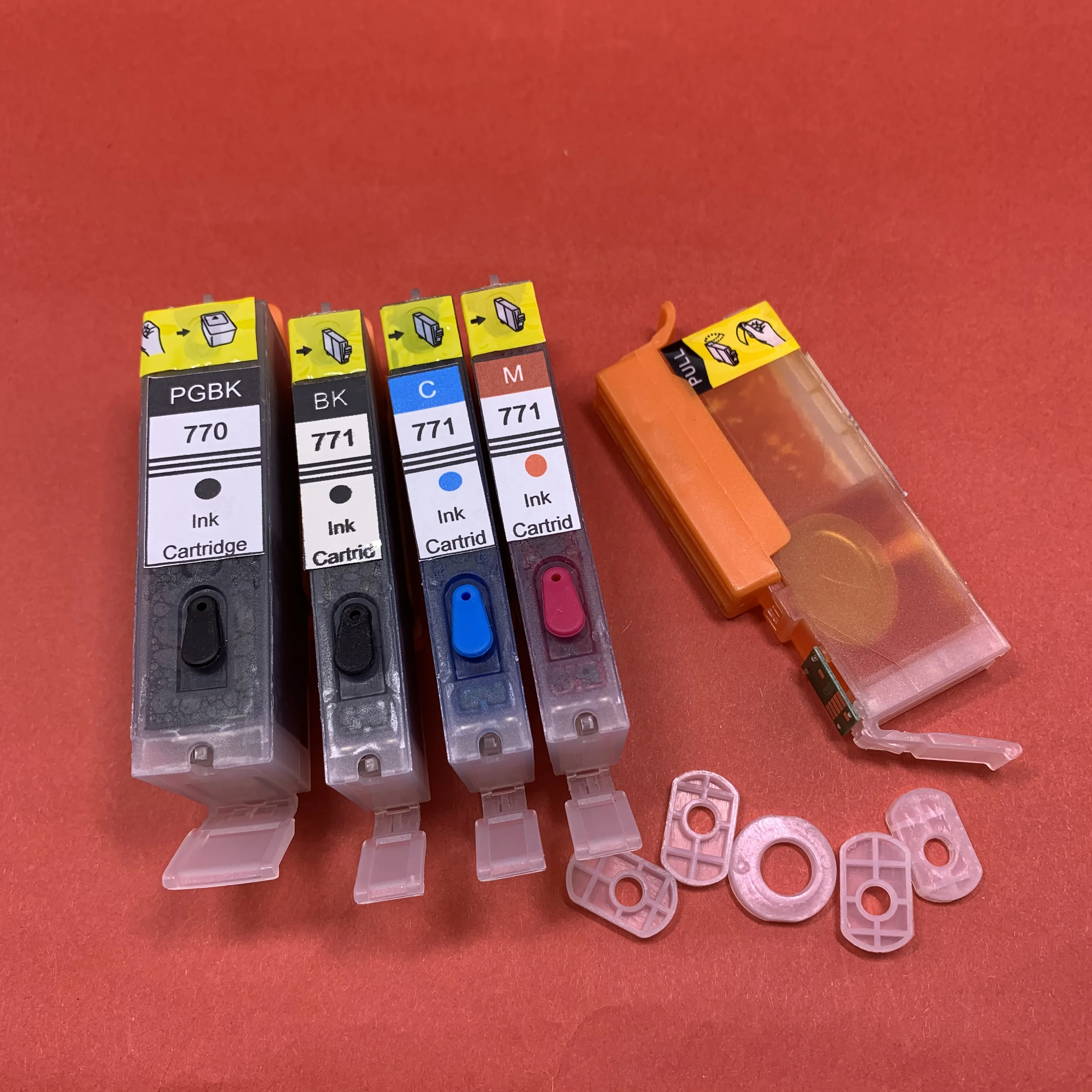 5 шт. Заполняемые картриджи для Canon PIXMA MG5770 MG6870|Чернильные картриджи| |