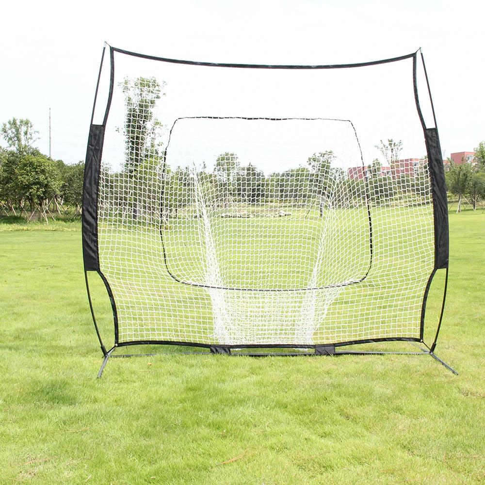 

Baseball Train Net Rack Rebound Goal Black Baseball Hitting,Fielding Pitching Training Door Holder Portable Baseball Sport Rack